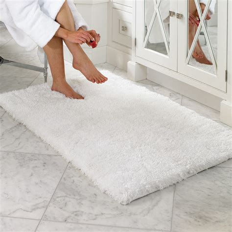 Belize Memory Foam Bath Rug - Sterling, 30" x 72" - Contemporary - Bath Mats - by FRONTGATE