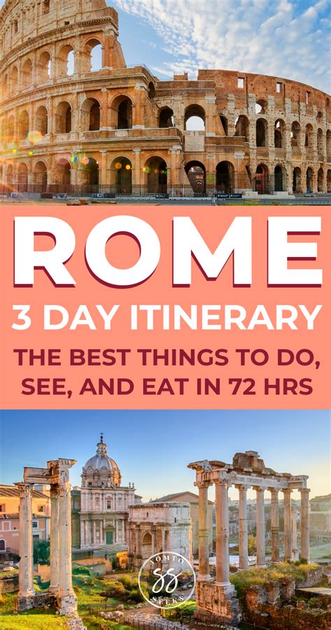 Wondering about the best things to do in Rome? This 3 day itinerary ...