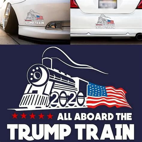 10Pcs Donald Trump For President 2020 Bumper Car Stickers Keep Make America Great Decals Auto ...