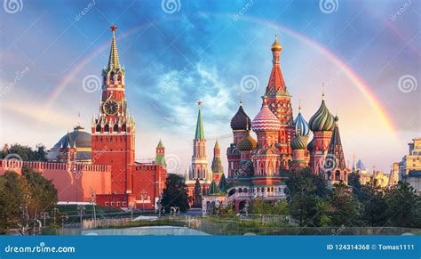 Moscow Kremlin Architecture In Winter. Ancient Towers Stock Photography ...