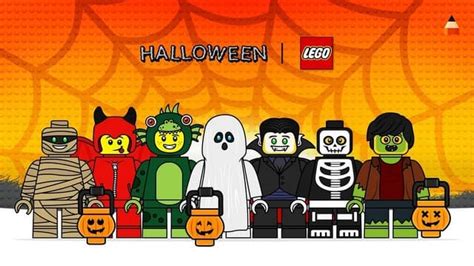 Lego Halloween Minifigures | Halloween Lego Costumes | How To Draw Halloween