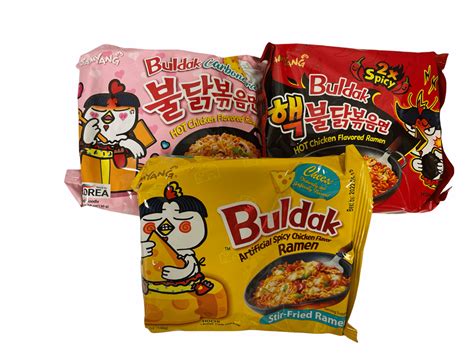 SamYang Buldak Hot Chicken Flavor Ramen Seller's Pick of 3 Flavors: 1 Serving Each - Walmart.com