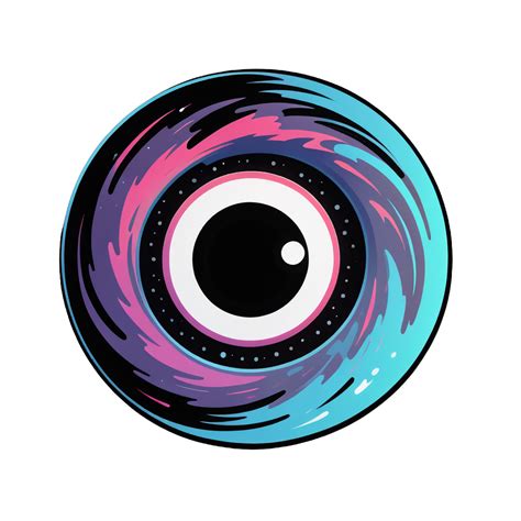 I made an AI sticker of Black hole