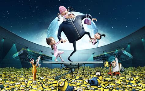 Gru, los niños y minions Fondos de pantalla 2880x1800 #1160