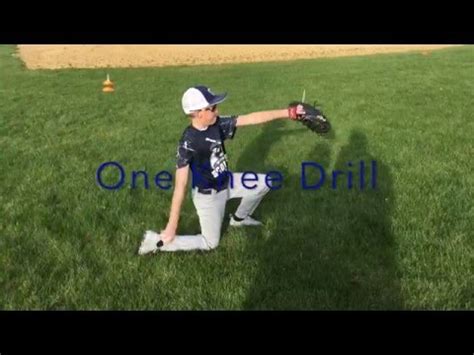 CW Baseball Throwing Drill 3 - One Knee - YouTube