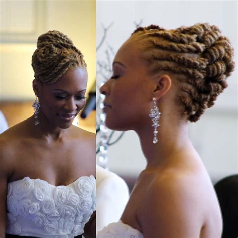 Pin by Karen Thompson on Loc Styles | Dreadlock wedding hairstyles, Locs hairstyles, Wedding ...