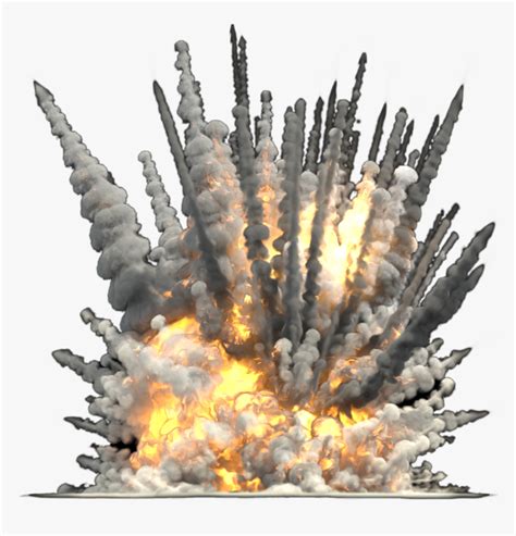 Realistic Explosion Png, Transparent Png - kindpng