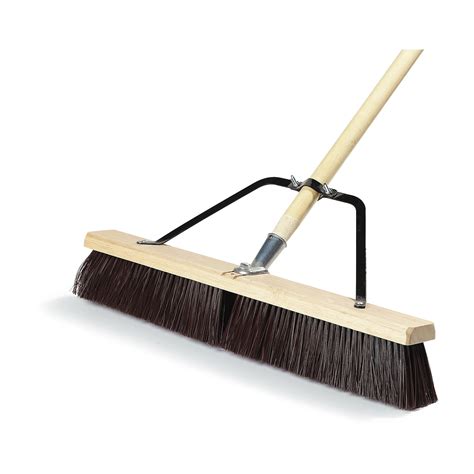 24" Hardwood Medium Duty Broom With Wood Handle in Brooms from Simplex ...