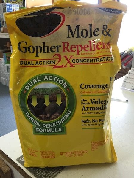 MOLE GOPHER VOLE ARMADILLO REPELLENT