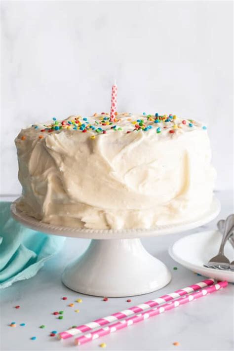 Easy Birthday Cake Recipe From Scratch - Southern Plate