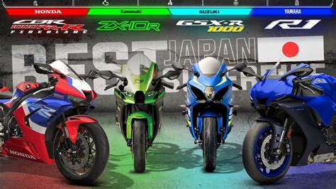 Honda CBR1000RR-R vs Kawasaki ZX-10R vs Yamaha R1 vs Suzuki GSX-R1000 ...