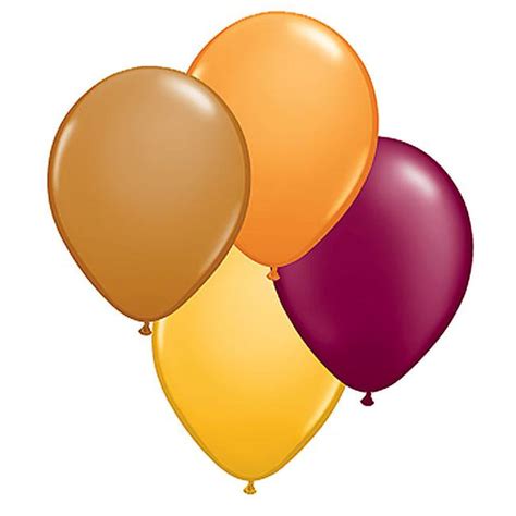 Autumn Assortment 11-inch Qualatex Latex Balloons: Party at Lewis Elegant Party Supplies ...