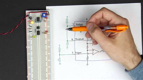 Monostable 555 timer - 8-bit computer clock - part 2 - YouTube