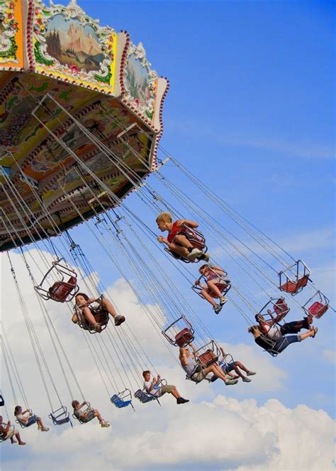 Picture Of Swing Ride At The Ohio State Fair