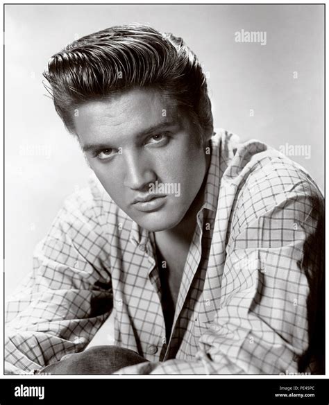 ELVIS PRESLEY '50's Vintage 1950's Hollywood studio press portrait of a ...