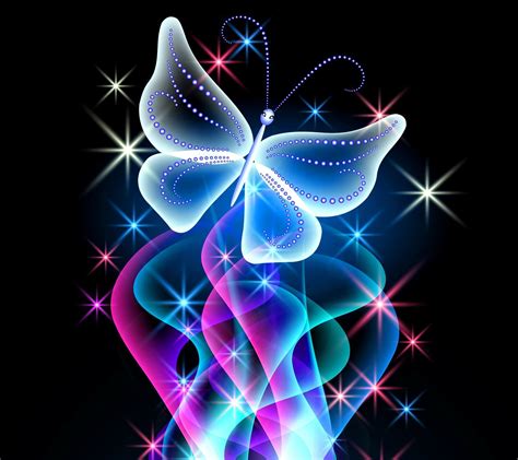 Neon Butterfly Wallpapers - Wallpaper Cave