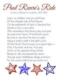 The Midnight Ride of Paul Revere, poem | Paul revere, How to memorize ...