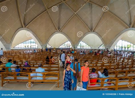 Delhi, India - September 27, 2017: Unidentified People Inside of the Lotus Temple, Located in ...