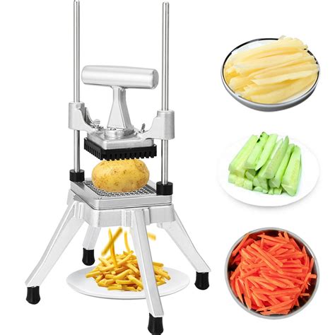 VEVOR Commercial Vegetable Fruit Chopper 3/8in Blade Heavy Duty Professional Food Dicer Kattex ...