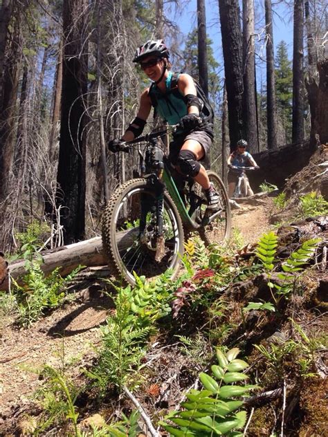 Erin and Julia descending the burn on Full Middle Fork Trail Oakridge ...