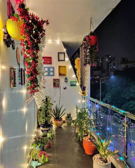 15 Stunning Balcony Lighting Ideas for Diwali • India Gardening