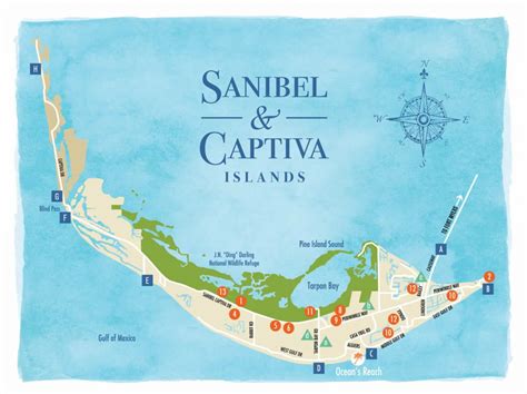 Sanibel Island Map To Guide You Around The Islands - Captiva Island ...