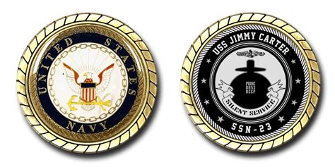 USS Jimmy Carter SSN-23 US Navy Submarine Challenge Coin - Officially Licensed — 🛍️ The Retail ...