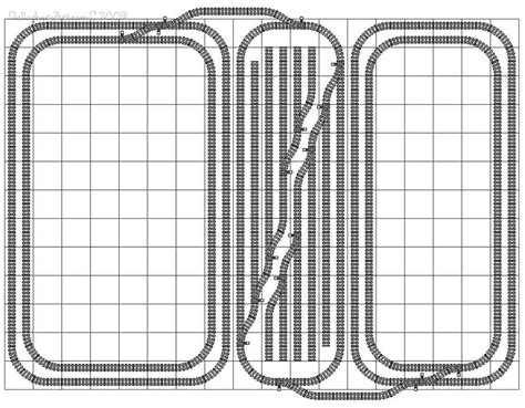 Lego Train Track Layout Geometry | GallaghersArt