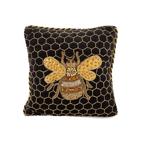 MacKenzie-Childs Queen Bee Pillow | Pillows, Bee decor, Queen bees