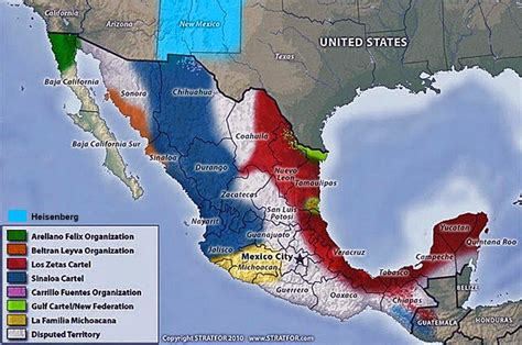 Los Zetas Territory Map