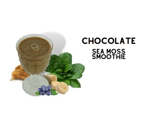 Chocolate Power Sea Moss Smoothie