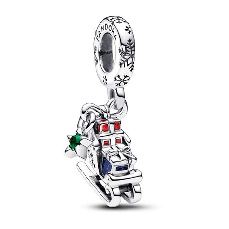 Pandora Christmas Sleigh 2023 Dangle Charm 792977C01 | Francis & Gaye Jewellers