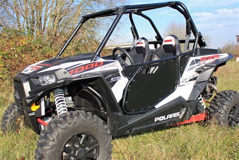 Modquad Black Aluminum Doors for Polaris RZR XP 1000