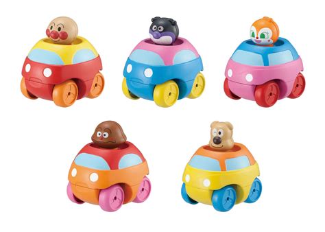 Bandai Anpanman Toy Big Rinrin Car Figure Gashapon Dokinchan Baikinman ...