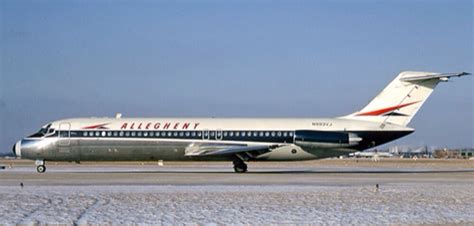 Allegheny DC-9 1975 | Vintage aircraft, Vintage airlines, Vintage aviation