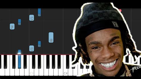 YNW Melly - Murder On My Mind (Piano Tutorial) Chords - Chordify