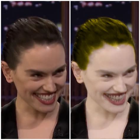 Why does Daisy Ridley look like she could play a decent joker? : r ...