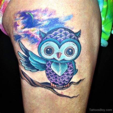 Pretty Owl Bird Tattoo | Tattoo Designs, Tattoo Pictures