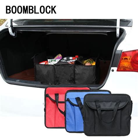 BOOMBLOCK Foldable Cooler Trunk Organizer For KIA Rio Ceed Sportage VW Polo Passat Golf Touran ...