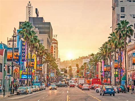 Los Angeles, CA - Hollywood Blvd. | Cheap places to travel, Places to ...