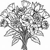 Flower Coloring Page  Premium AI Generated vector sketch template