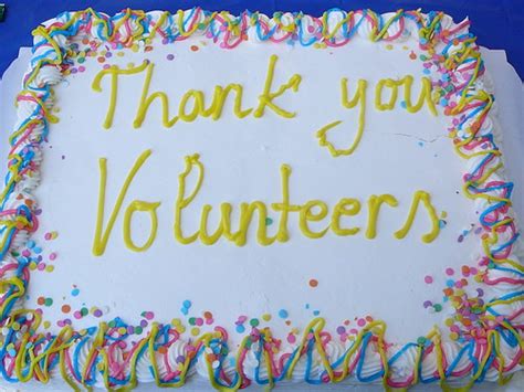 Thank you Volunteers cake. | Calabazas branch volunteer appr… | Flickr