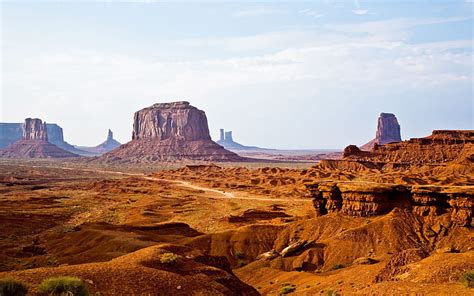 HD wallpaper: Wild West Desert Area In America Monument Valley Navajo ...