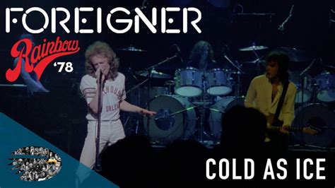 Watch Foreigner Perform 'Cold As Ice' from Live at the Rainbow '78