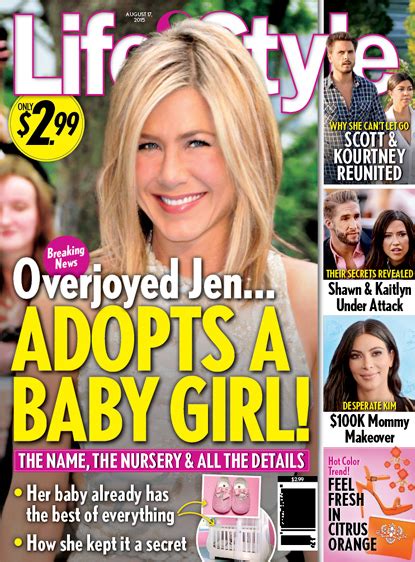 Jennifer Aniston Has Totally (Not) Adopted a Baby Girl! - The Hollywood ...