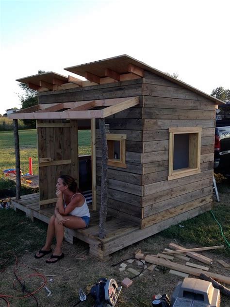 Little Missouri Homestead | Pallet house, Diy blinds, Blinds design