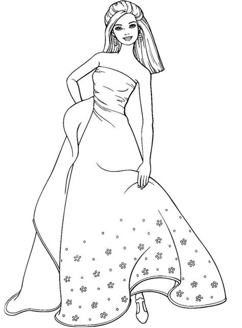 Barbie Logo Coloring Pages