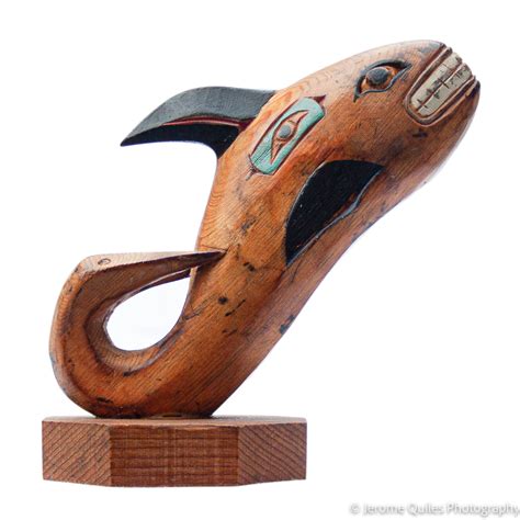 Haida Wood Orca Carving - Wilde Ones London | Authentic Inuit Carvings