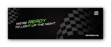 Premium Vector | Racing banner design template background