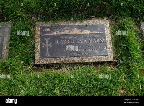 Los Angeles, California, USA 28th October 2022 Actress Judith Barsi's Grave at Forest Lawn ...